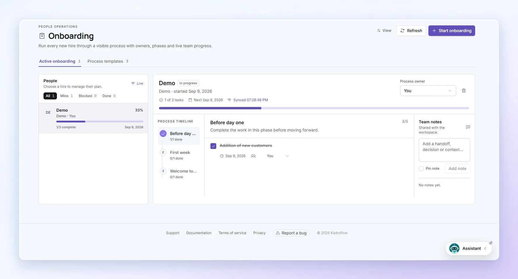 Onboarding